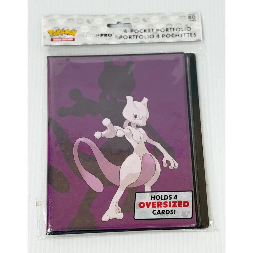 Ultra PRO Pokemon Mewtwo 4 Pocket Portfolio Binder 80 Cards 15397 New